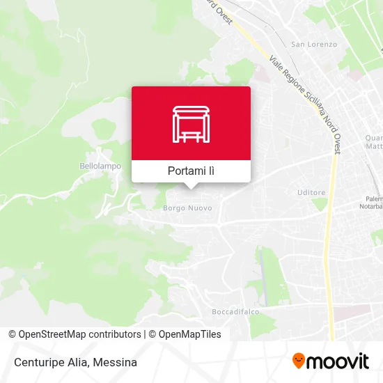 Mappa Centuripe Alia