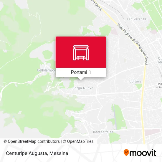 Mappa Centuripe Augusta