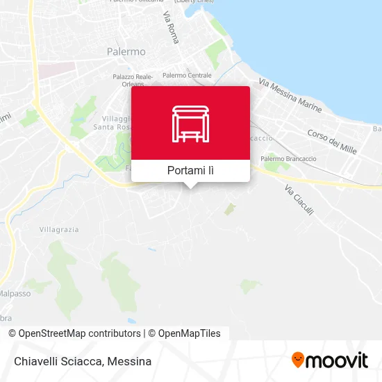 Mappa Chiavelli Sciacca