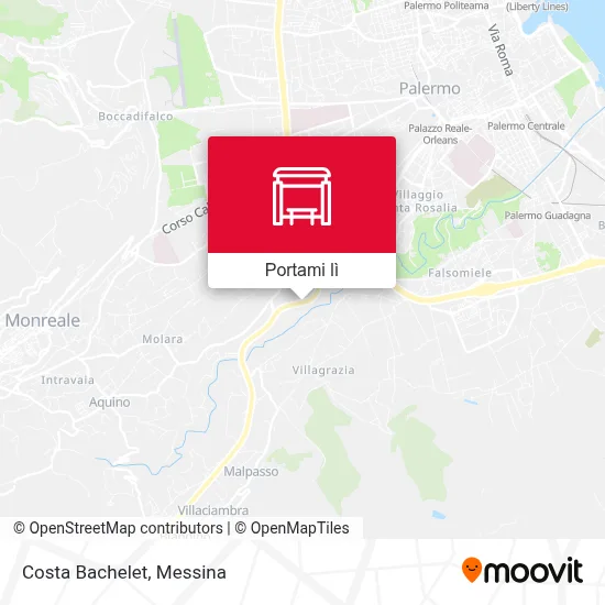 Mappa Costa Bachelet