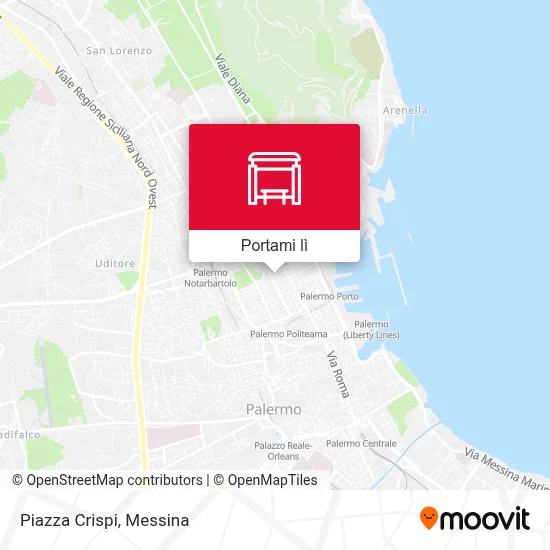 Mappa Piazza Crispi