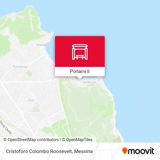 Mappa Cristoforo Colombo Roosevelt