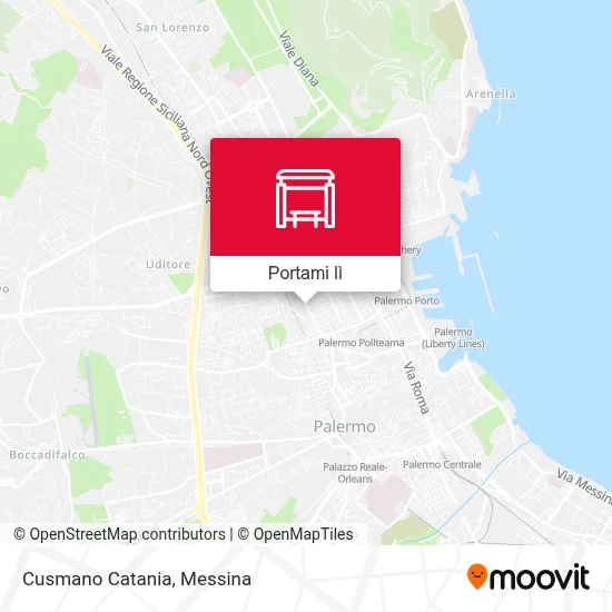 Mappa Cusmano Catania
