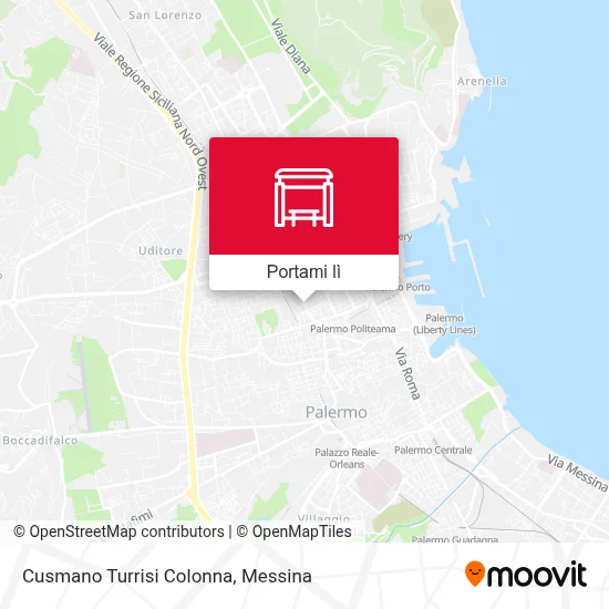 Mappa Cusmano Turrisi Colonna