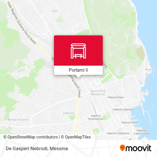 Mappa De Gasperi Nebrodi