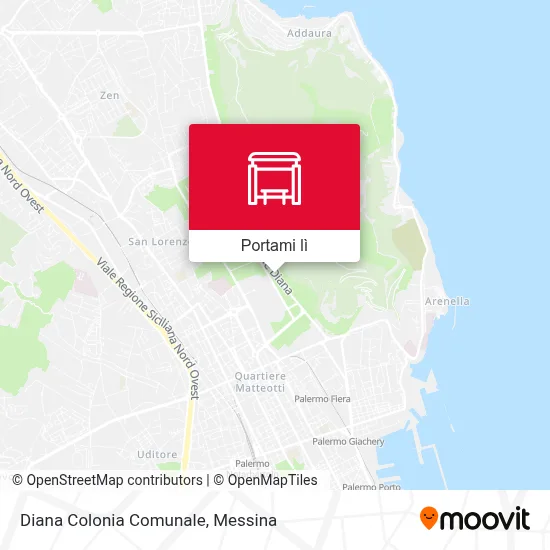 Mappa Diana Colonia Comunale