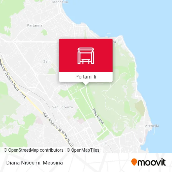 Mappa Diana Niscemi