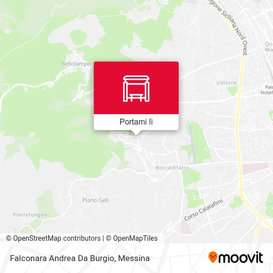 Mappa Falconara Andrea Da Burgio