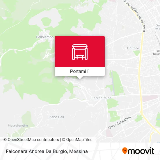 Mappa Falconara Andrea Da Burgio