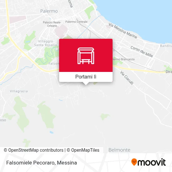 Mappa Falsomiele Pecoraro