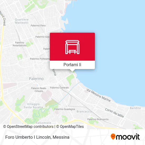 Mappa Foro Umberto I Lincoln