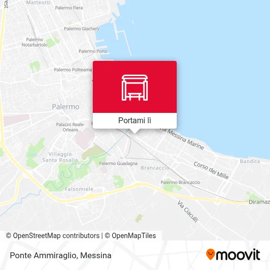 Mappa Ponte Ammiraglio