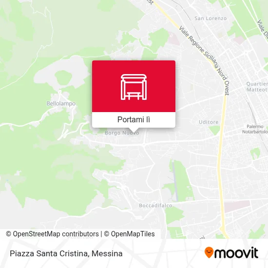 Mappa Piazza Santa Cristina
