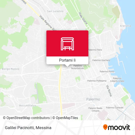 Mappa Galilei Pacinotti