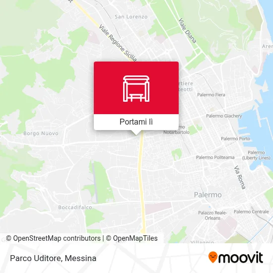 Mappa Parco Uditore
