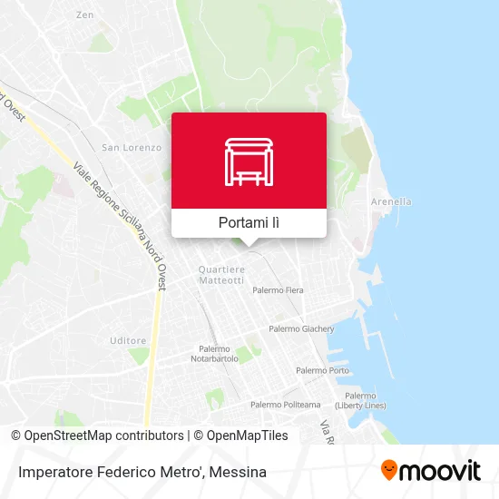 Mappa Imperatore Federico Metro'
