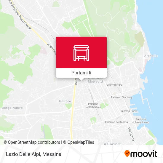 Mappa Lazio Delle Alpi