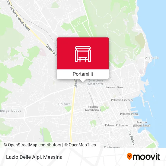 Mappa Lazio Delle Alpi