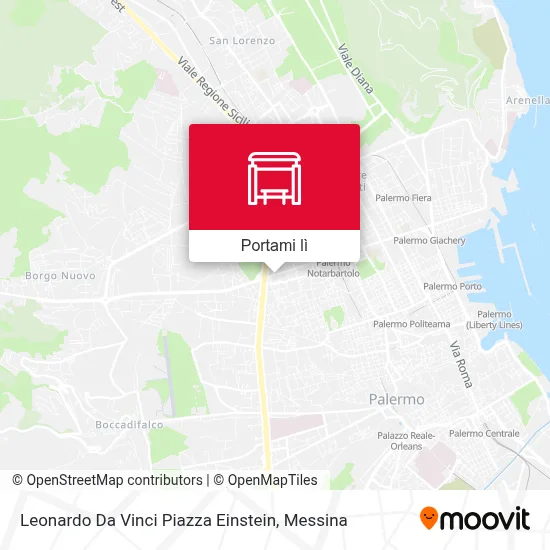 Mappa Leonardo Da Vinci Piazza Einstein