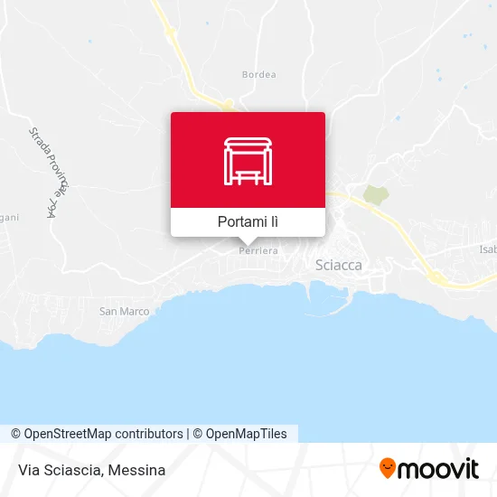 Mappa Via Sciascia