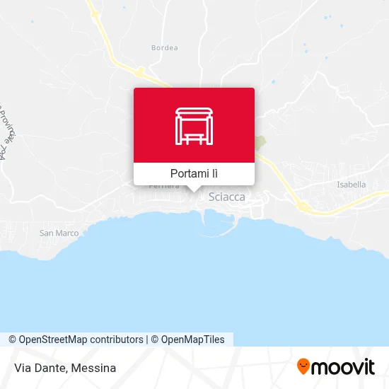 Mappa Via Dante