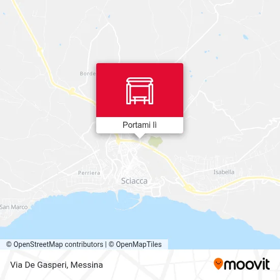 Mappa Via De Gasperi