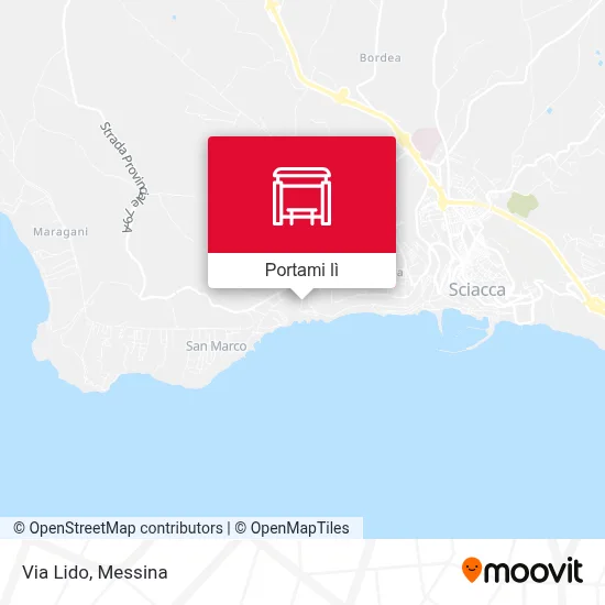 Mappa Via Lido