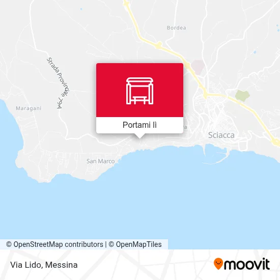 Mappa Via Lido