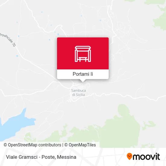 Mappa Viale Gramsci - Poste