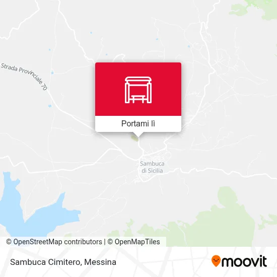 Mappa Sambuca Cimitero