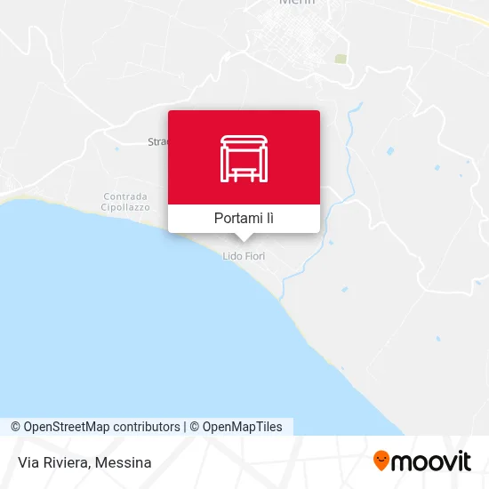 Mappa Via Riviera