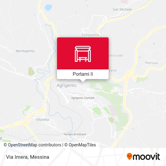Mappa Via Imera