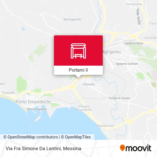 Mappa Via Fra Simone Da Lentini