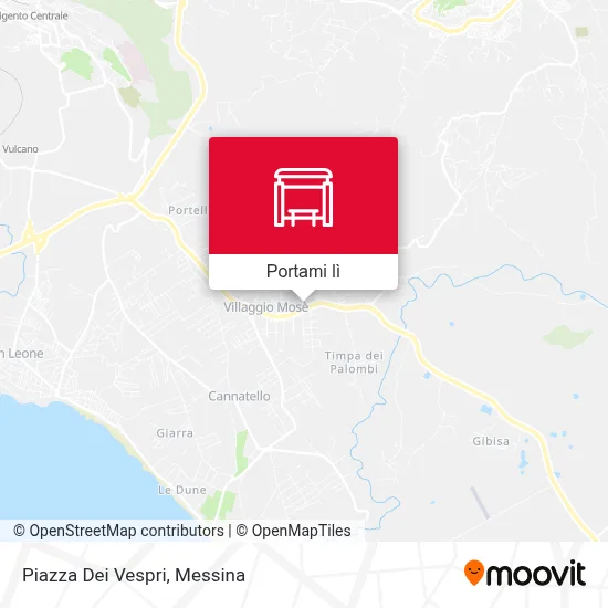 Mappa Piazza Dei Vespri