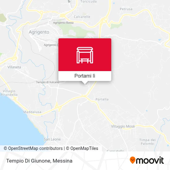 Mappa Tempio Di Giunone