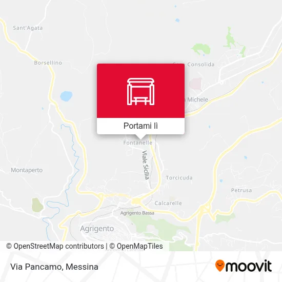Mappa Via Pancamo