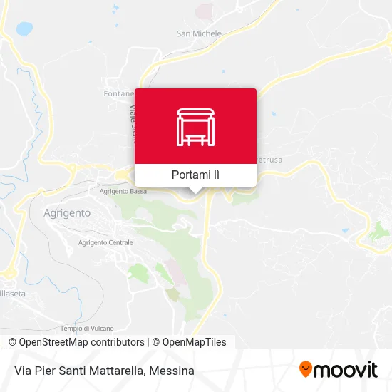 Mappa Via Pier Santi Mattarella