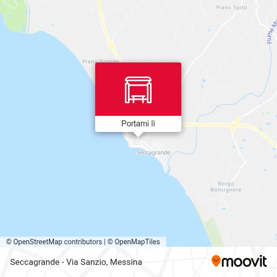 Mappa Seccagrande - Via Sanzio