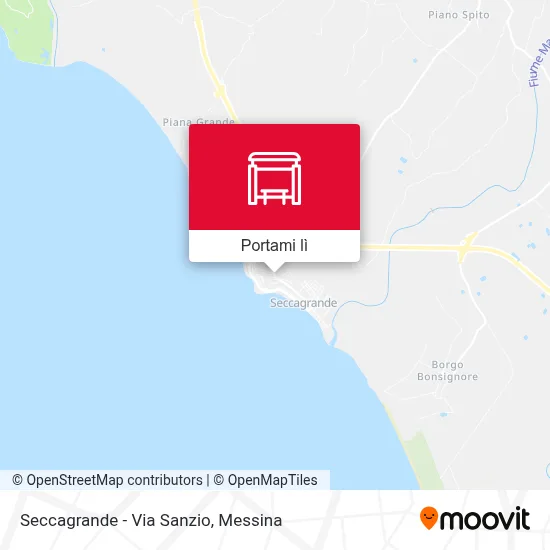 Mappa Seccagrande - Via Sanzio