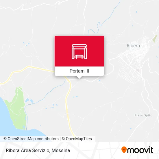 Mappa Ribera Area Servizio