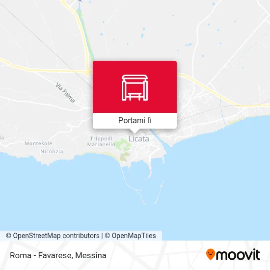 Mappa Roma - Favarese
