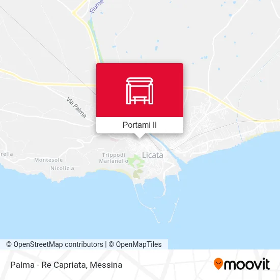 Mappa Palma - Re Capriata