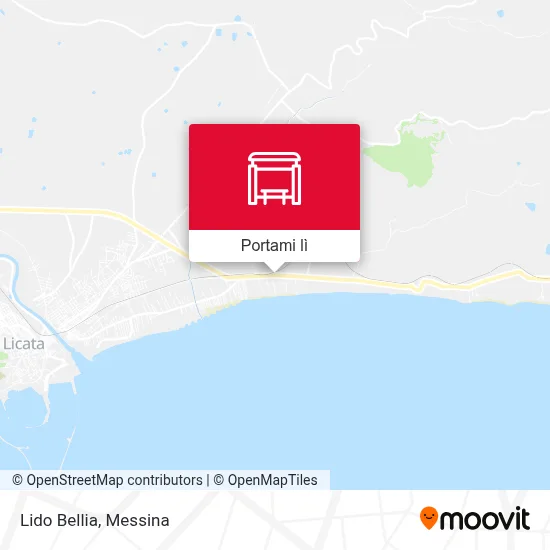 Mappa Lido Bellia