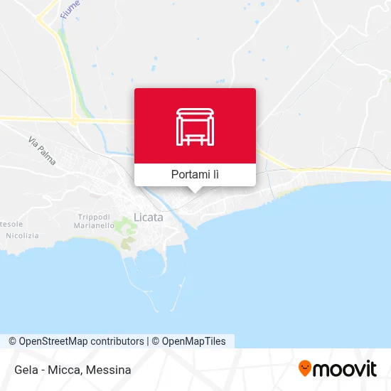 Mappa Gela - Micca