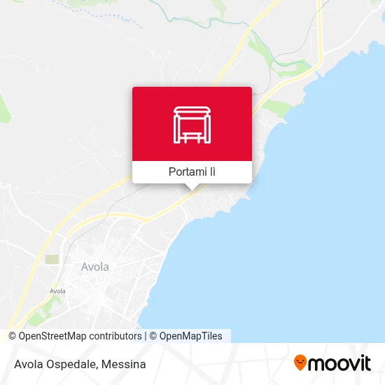 Mappa Avola Ospedale