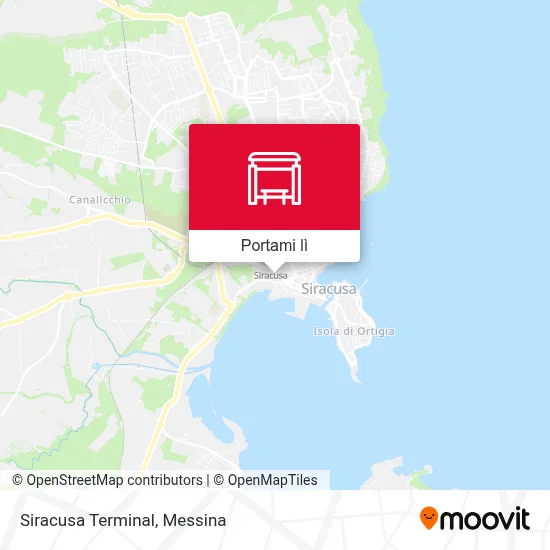 Mappa Siracusa Terminal