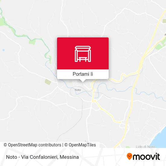 Mappa Noto - Via Confalonieri