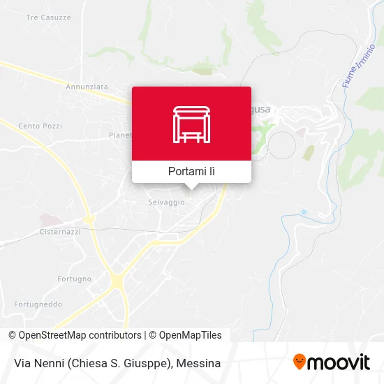 Mappa Via Nenni (Chiesa S. Giusppe)