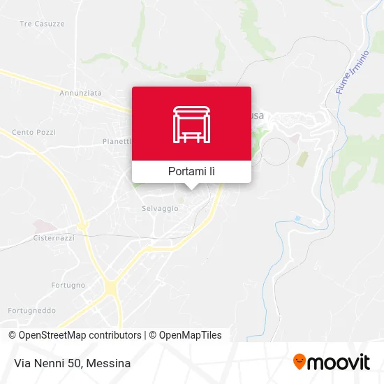Mappa Via Nenni 50