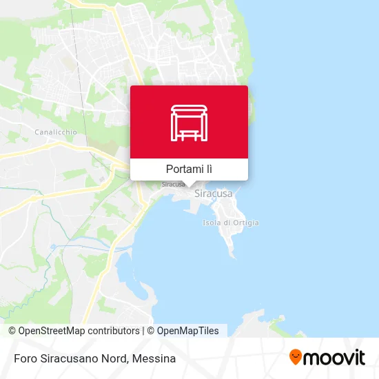 Mappa Foro Siracusano Nord